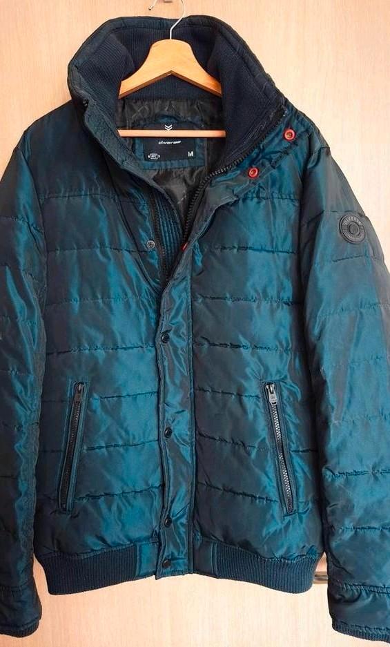 Bomberjack voor heren "DIVERSE” - maat M - kleur: blauw, Kleding | Heren, Jassen | Winter, Zo goed als nieuw, Maat 48/50 (M), Blauw