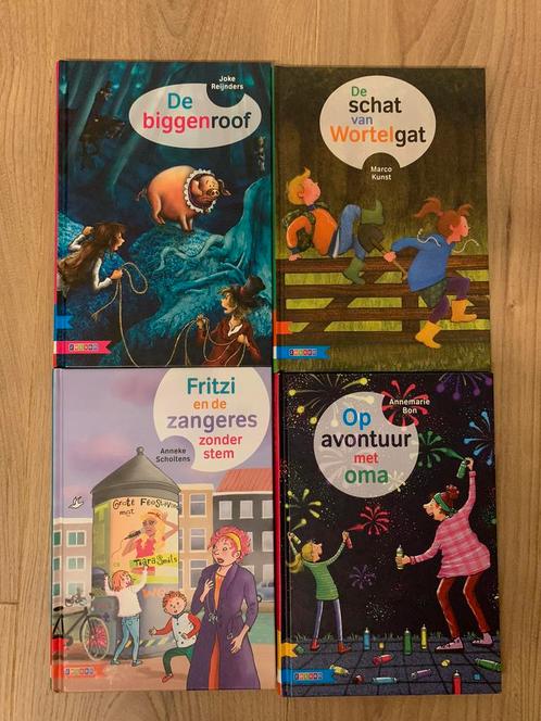 4 boeken voor kinderen die snel vorderen met lezen, Boeken, Kinderboeken | Jeugd | onder 10 jaar, Zo goed als nieuw, Fictie algemeen