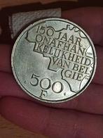 150 jaar onafhankelijkheid van Belgïe de munt is 500 frank, Postzegels en Munten, Munten | België, Ophalen of Verzenden, Zilver
