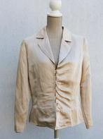 Mooi beige satijnen avondjack Caroline Biss T40, Kleding | Dames, Jasjes, Kostuums en Pakken, Caroline Biss, Ophalen of Verzenden