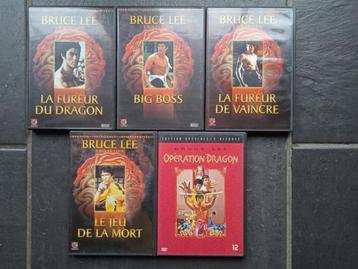 Bruce Lee : lot 5 films en DVD beschikbaar voor biedingen