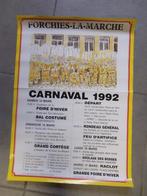 affiche carnaval de Forchies la Marche 1992, Enlèvement, Utilisé, Rectangulaire vertical, Autres sujets/thèmes