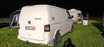 volkswagen transporter t5 syncro biturbo 4x4 black edition, Auto's, Stof, Zwart, Wit, Adaptieve lichten