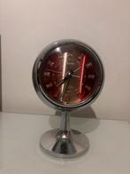 Rhythm retro klok rood - vintage, Antiek en Kunst, Ophalen of Verzenden