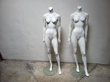 Paspop Mannequins Vrouw Wit  2 stuks beschikbaar voor biedingen