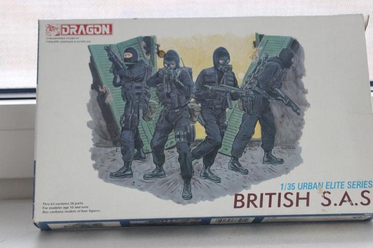 MODELBOUW BRITISH S.A.S. 1/35, Hobby en Vrije tijd, Modelbouw | Figuren en Diorama's, Ophalen of Verzenden