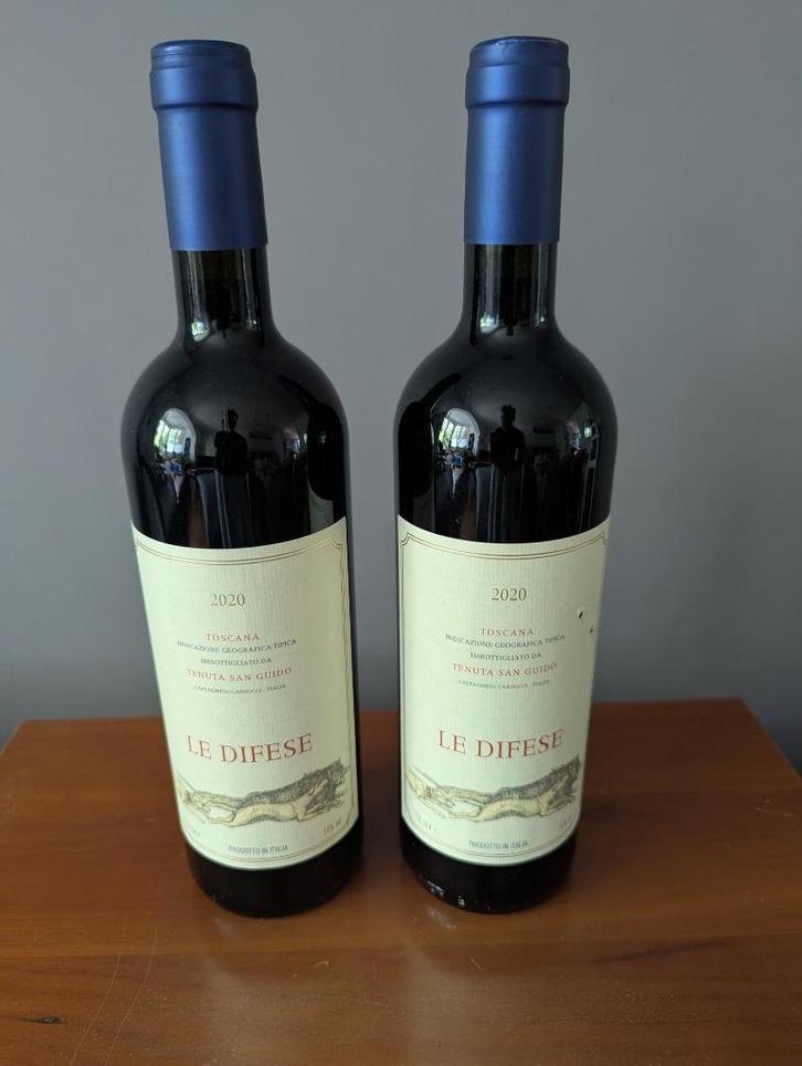 Tenuta San Guido — Le Difese 2020 — 2 flessen, Verzamelen, Wijnen, Nieuw, Rode wijn, Italië, Vol, Ophalen of Verzenden