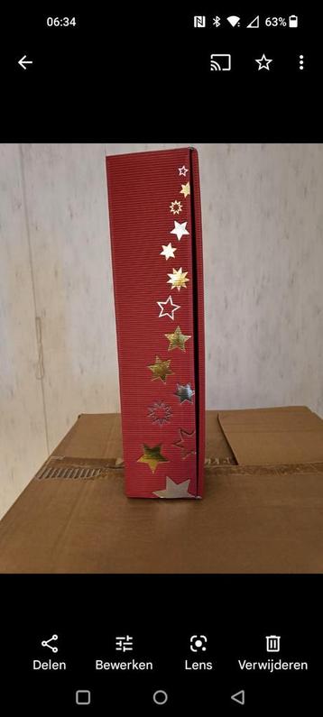Geschenkverpakkingen voor o.a. flessen beschikbaar voor biedingen