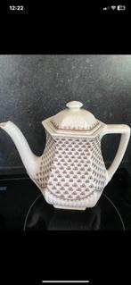 Vintage Adams Wedgwood koffiepot Sharon klaverbladpatroon, Antiek en Kunst, Antiek | Servies los, Ophalen