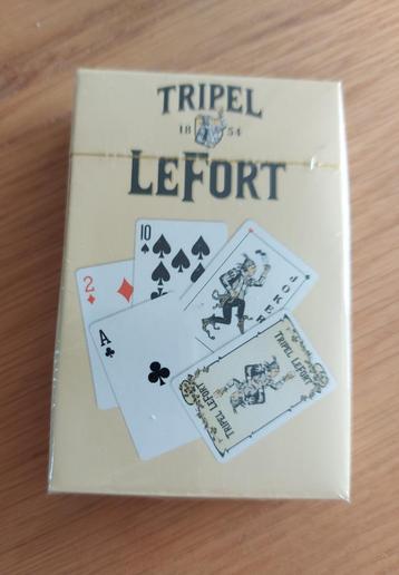 Cartes à jouer triple Le Fort