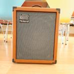 Ampli basse Roland Cube 60 1980 orange brun vintage, Enlèvement, Utilisé, Guitare basse, 50 à 100 watts