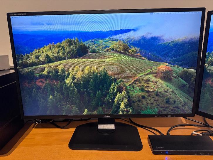 iyama Prolite 32' scherm, Computers en Software, Monitoren, Zo goed als nieuw, 60 Hz of minder, DisplayPort, DVI, HDMI, Ingebouwde speakers