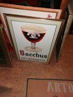 Oud Bacchus bier bord, Ophalen of Verzenden