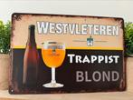 Metalen reclamebord Westvleteren Trappist, Reclamebord, Plaat of Schild, Ophalen of Verzenden, Zo goed als nieuw