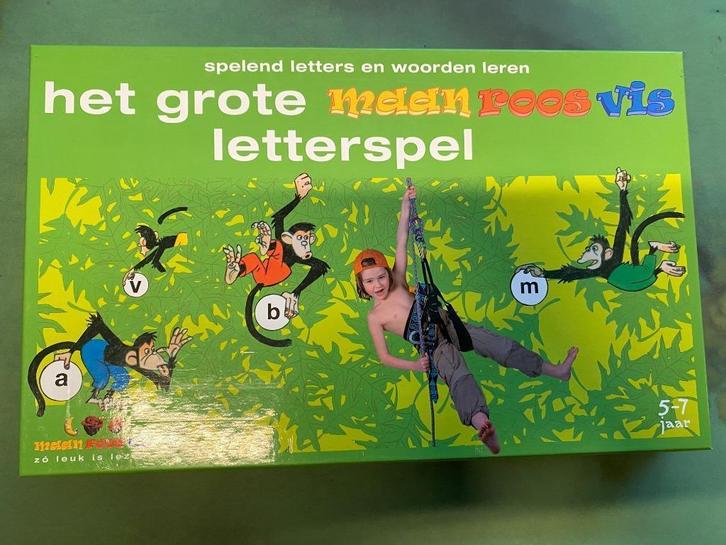 Het grote maan roos vis letterspel Gezelschapsspel Zwijsen, Kinderen en Baby's, Speelgoed | Educatief en Creatief, Zo goed als nieuw