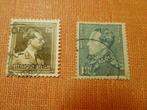 Koning Leopold III-postzegels, Postzegels en Munten, Postzegels | Europa | België, Ophalen of Verzenden, Gestempeld