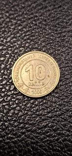1##    Turkmenistan 10 tenge 2009, Postzegels en Munten, Munten | Azië, Ophalen of Verzenden