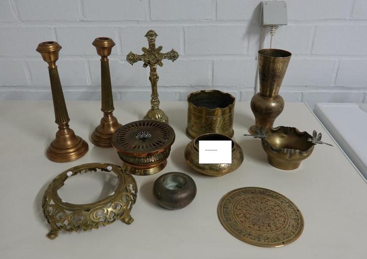 diverse koperen objecten, Antiek en Kunst, Antiek | Brons en Koper, Koper, Ophalen of Verzenden