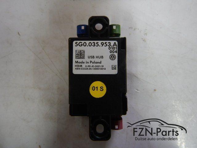 VW Golf 7 USB Hub Spanningsomvormer 5G0035953A, Auto diversen, Autoradio's, Ophalen of Verzenden