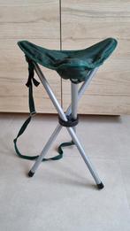 Stoel 3 poot opvouwbaar, Caravanes & Camping, Meubles de camping, Enlèvement ou Envoi, Comme neuf, Chaise de camping