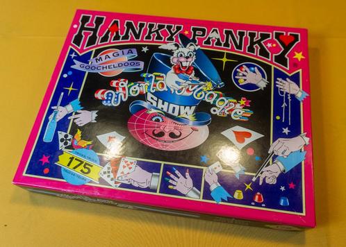 Hanky Panky Magia Goocheldoos, met 175 tricks, Hobby & Loisirs créatifs, Jeux de société | Jeux de plateau, Comme neuf, Enlèvement ou Envoi