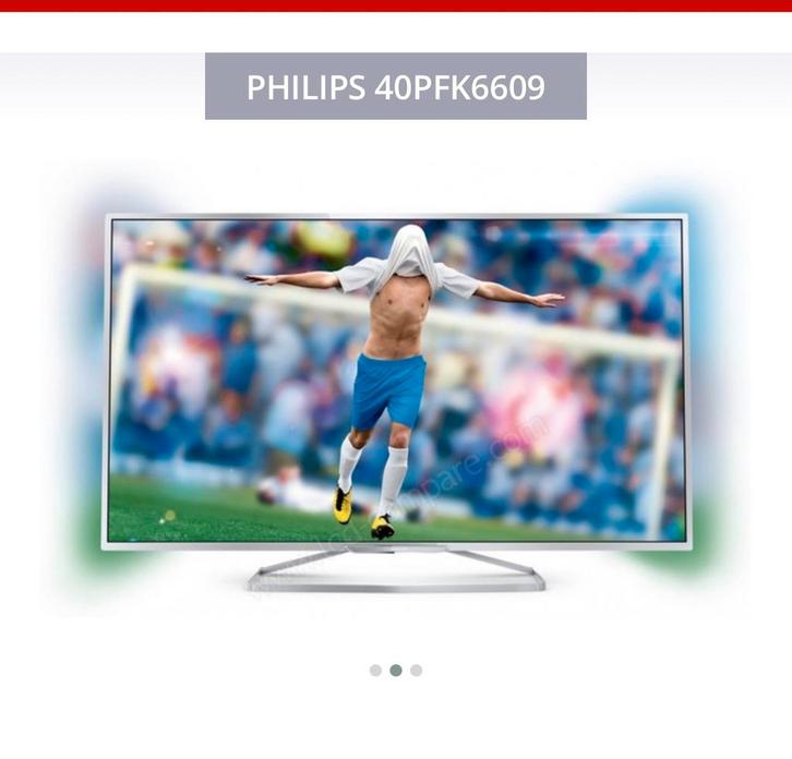 Philips 40" Smart TV 3D Ambilight - Goede staat!, Audio, Tv en Foto, Televisies, Zo goed als nieuw, Philips, Smart TV, Ophalen