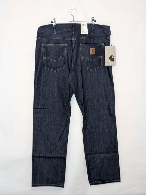 Carhartt WIP Texas broek 38/34, Kleding | Heren, Spijkerbroeken en Jeans, Nieuw, Overige jeansmaten, Blauw, Ophalen of Verzenden