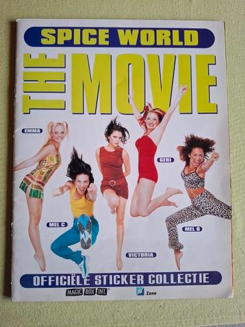 Spice Girls - Spice World The movie sticker collectie boek beschikbaar voor biedingen