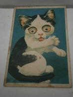 Kattenkaart, Verzamelen, Postkaarten | Dieren, Verzenden, Ongelopen, Hond of Kat