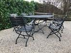 Tuinset 8 stoelen, Ophalen, Gebruikt, Teakhout, 8 zitplaatsen