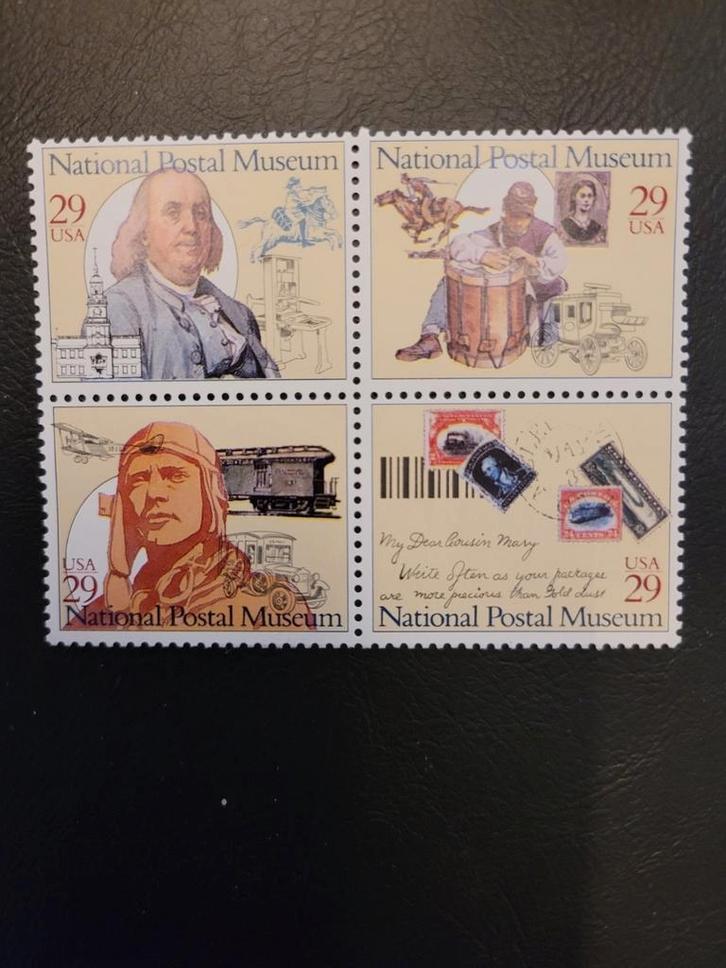 Amerikaanse postzegels herdenking opening Postal museum, Postzegels en Munten, Postzegels | Amerika, Gestempeld, Ophalen