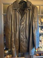 Te koop lederen herenmantel, Ophalen, Bruin, Christ, Maat 56/58 (XL)