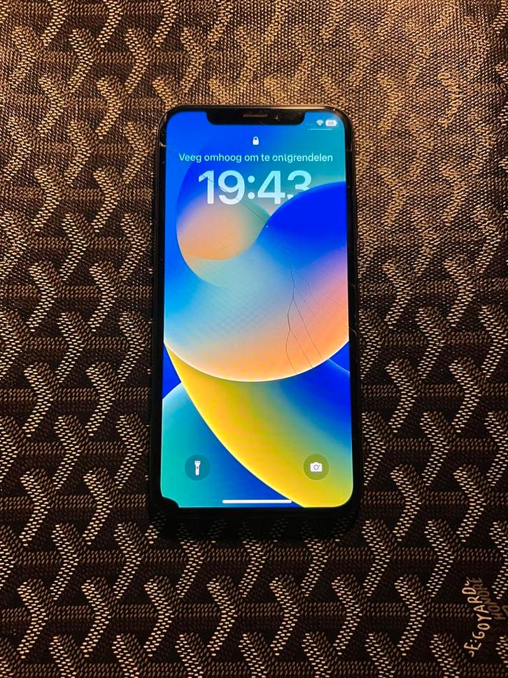 Iphone X, Telecommunicatie, Mobiele telefoons | Apple iPhone, Gebruikt, 64 GB, Zonder abonnement, Met simlock, iPhone X, Zwart