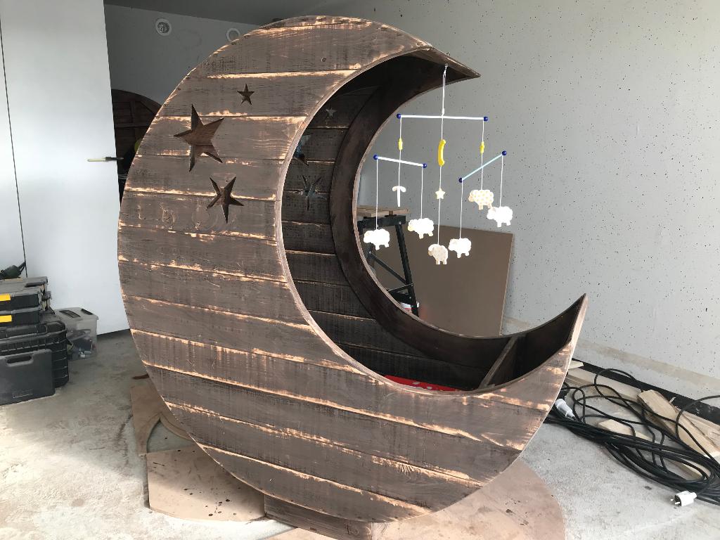 berceau en bois, Enlèvement, Comme neuf