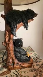 Lamp 56 cm met twee beren, Amerikaans, gezellig, Ophalen, Zo goed als nieuw