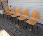 VINTAGE PLYWOOD STOELEN RETRO SCHOOLSTOELEN 1960s, Antiek en Kunst, Ophalen