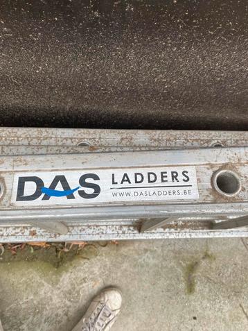Driedelig ladder DAS, Pliable ou rétractable/escamotable, Échelle, Enlèvement, Utilisé