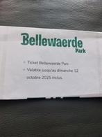 2 Bellewaerde-kaartjes, Tickets en Kaartjes, Overige Tickets en Kaartjes