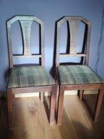 2 Art deco stoelen, Antiek en Kunst, Ophalen