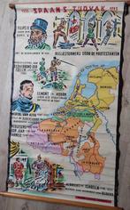 schoolkaart Spaanse bezetting 1555-1713, Ophalen, Gebruikt