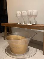 Ijs emmer met glazen, Ophalen