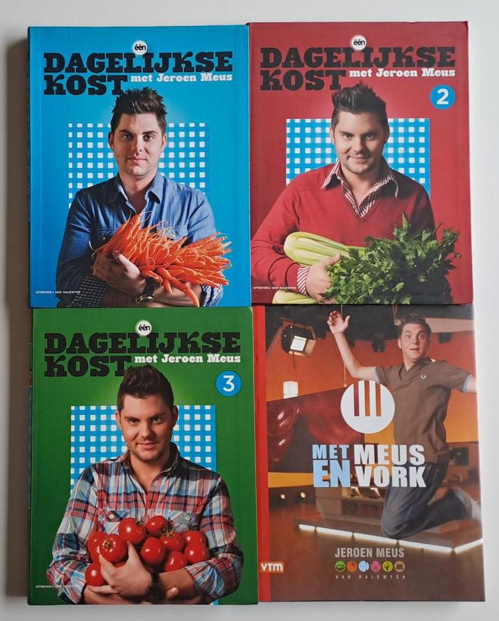 Kookboeken Jeroen Meus, Boeken, Kookboeken, Gelezen, Ophalen of Verzenden