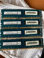 4x 8gb ddr3 1600 12800U, Computers en Software, RAM geheugen, Ophalen of Verzenden, Zo goed als nieuw, DDR3