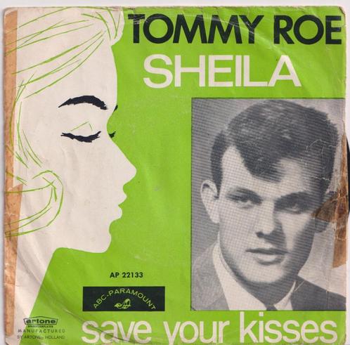 Tommy Roe – Sheila / Save your kisses – Single, CD & DVD, Vinyles Singles, Utilisé, Single, Pop, 7 pouces, Enlèvement ou Envoi