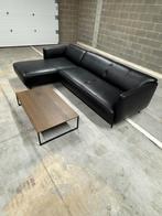 BoConcept Estoril zwarte leren bank, Huis en Inrichting, Ophalen, Leer, Rechte bank, Driepersoons
