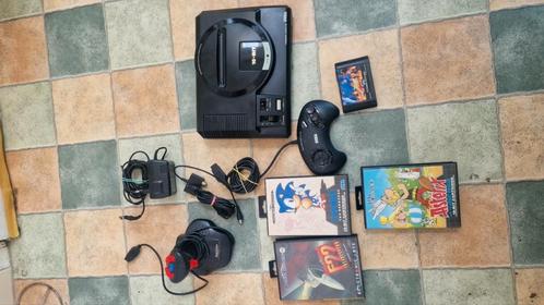 Sega Mega Drive 1 – Console complète + 4 jeux + joystick, Games en Spelcomputers, Spelcomputers | Sega, Zo goed als nieuw, Mega Drive