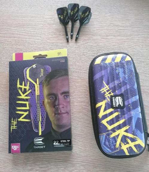 Target Luke Littler G1 90%,Target Takoma Littler, K-Flex N6, Sport en Fitness, Darts, Nieuw, Pijlen, Ophalen of Verzenden