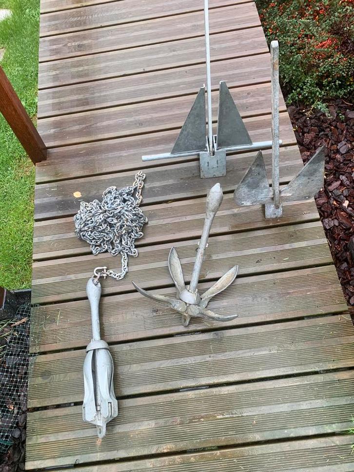 Ancres plates et parapluie, Watersport en Boten, Ligplaatsen