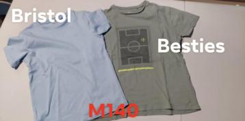 Maat 140 schirts Bristol  aan 2 €stuk