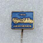 SP0782 Speldje 1908 Mercedes blauw, Verzamelen, Gebruikt, Ophalen of Verzenden